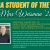 Max Weisman CURCA student of the week 4/1/2026