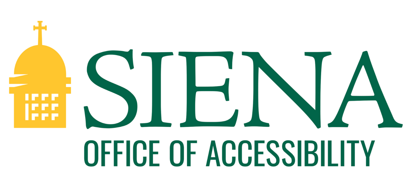 Siena Office of Accessibility Logo