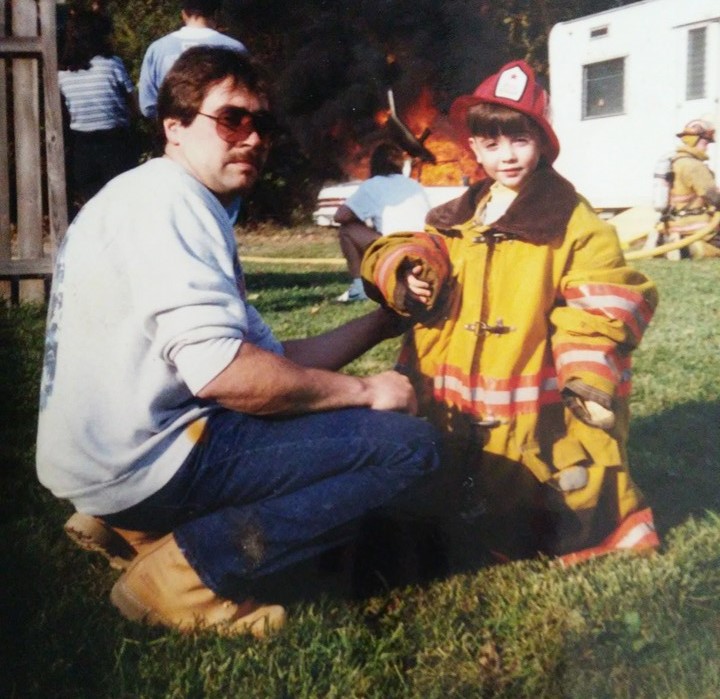 Brodbeck as a toddler