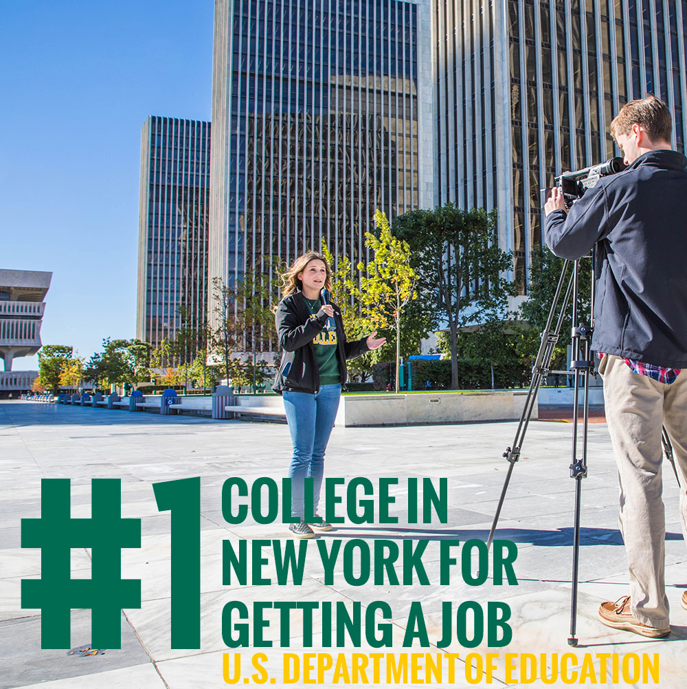 #1 College in New York for getting a job