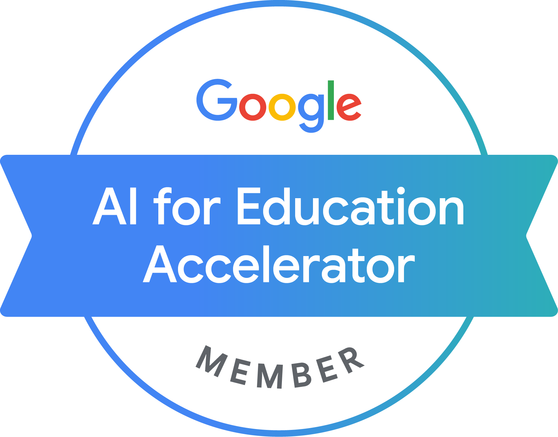 Google AI for Education Accelerator Member Badge