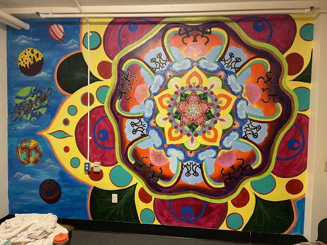Br. Tito's office mural by Klaudia
