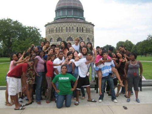 Jen while in college at Union
