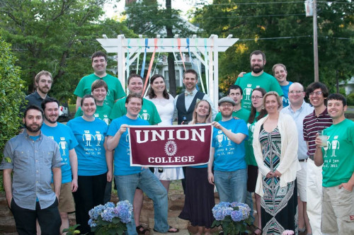 A group shot from Jen's wedding