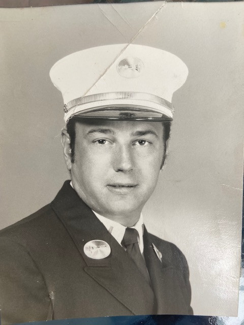 Curtis's dad, a fireman in NYC