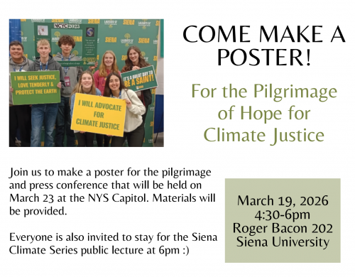 Flyer for Make a Poster Event