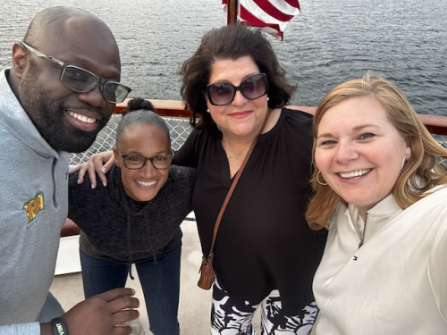 Terry with friends