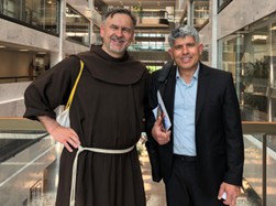 image of Br. Jacek and Daoud Nassar
