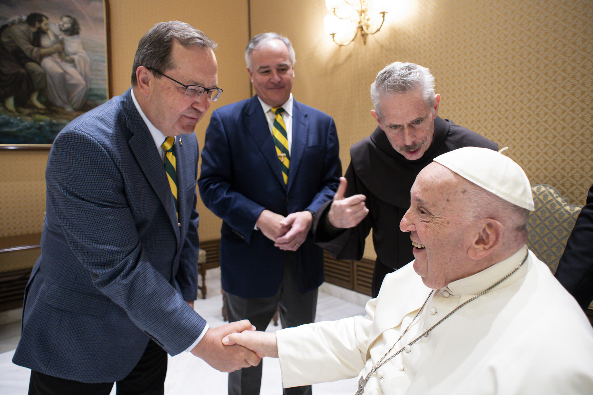 President meeting Pope