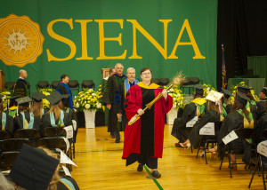 University Day procession of board