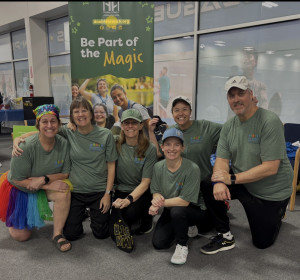 Dr. Barry with her team